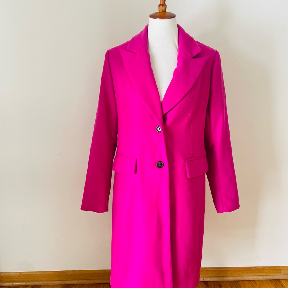 Banana Republic Topcoat Bright Pink